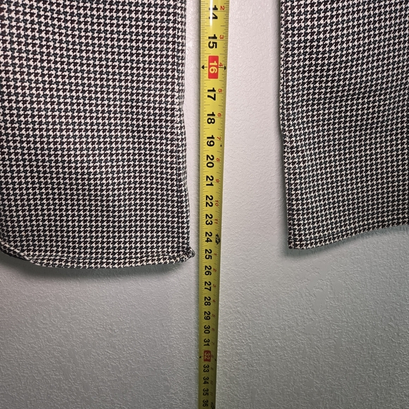 Madewell Houndstooth Kickout Ankle Crop Pants Size 30 Stretch - Picture 15 of 16